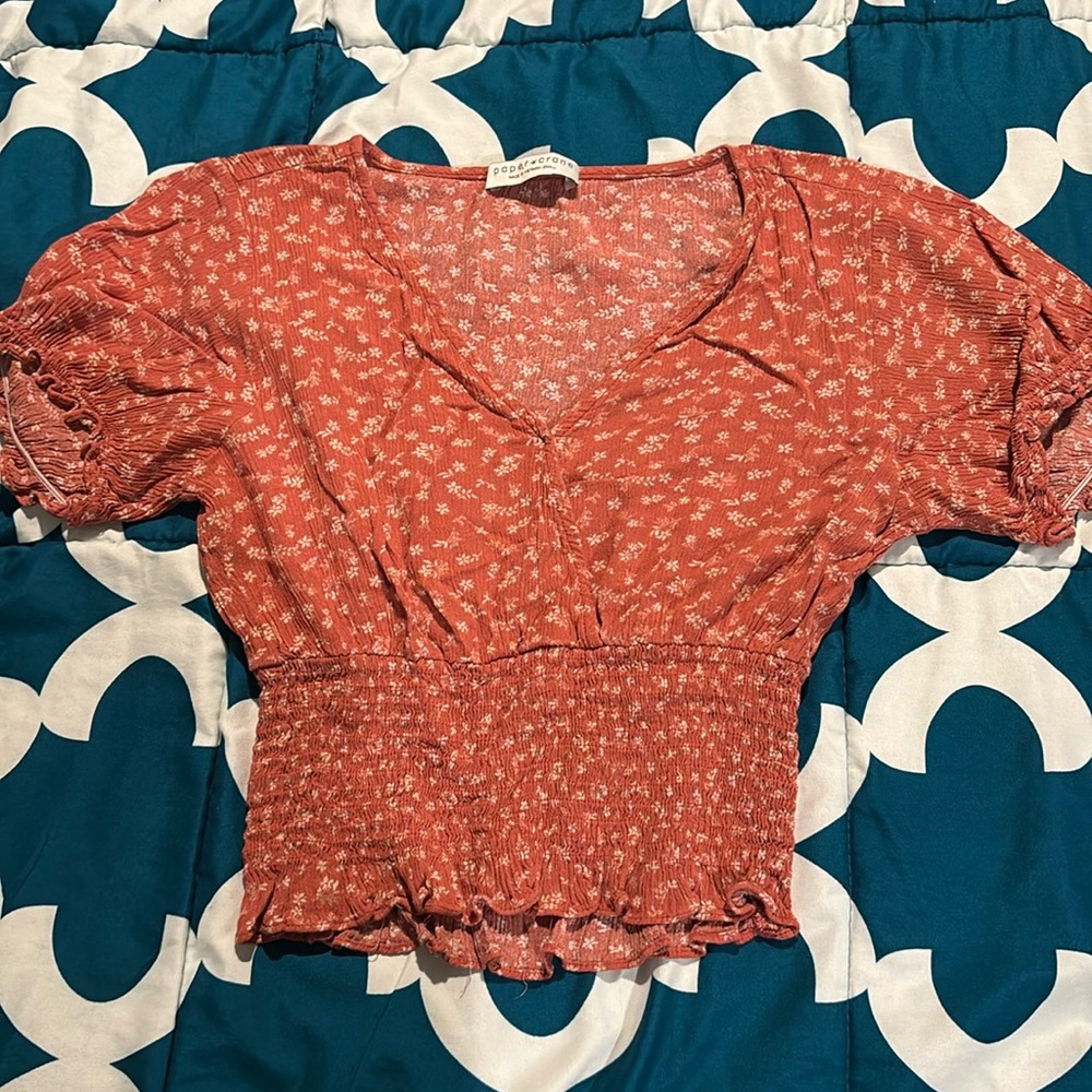 Paper Crane Orange top